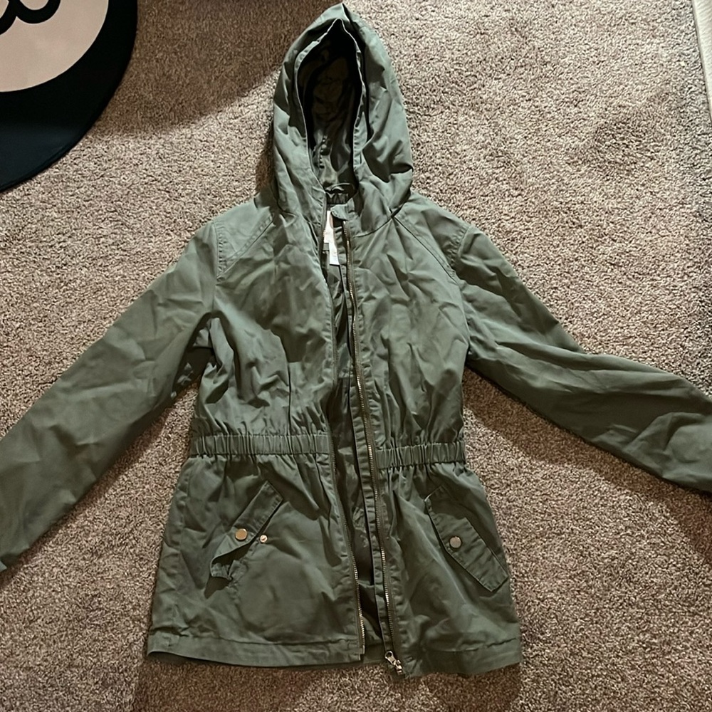 Green. Size 16 girls coat